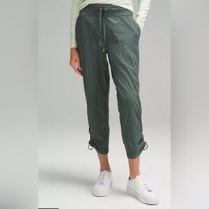 lululemon athletica Olive Green Ankle Crop Pants